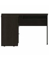 Modern L-Shaped Computer Desk with Two Storage Drawers – Corner Workstation