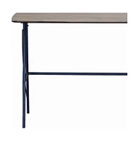 Modern Rustic Solid Wood Writing Desk – Sturdy & Stylish Workspace