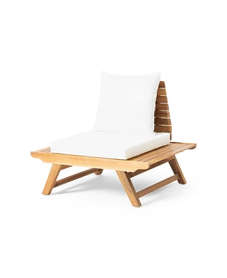 Outdoor Acacia Wood Club Chair