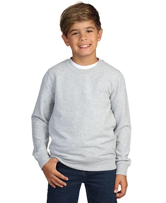 Tailorbyrd Boys Sueded Fleece Crewneck Pullover