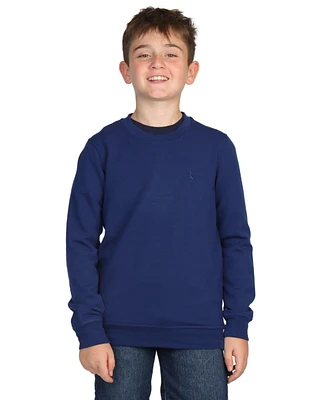 Tailorbyrd Boys Sueded Fleece Crewneck Pullover