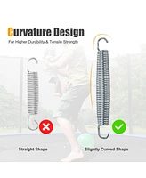 7 Inch Rustproof Galvanized Steel Replacement Trampoline Elasticity Springs