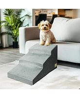 Bingopaw 3-Step Non-Slip Sponge Dog Stairs for Small Dogs