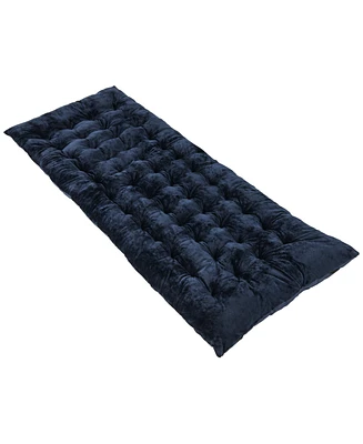 75 x 27.5 Inch Camping Cot Pads with Soft and Breathable Crystal Velvet