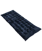 75 x 27.5 Inch Camping Cot Pads with Soft and Breathable Crystal Velvet