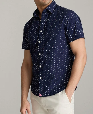 UNTUCKit Men's Slim Fit Stretch Cotton Childers Short Sleeve Button Up Shirt