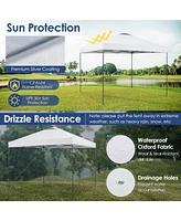 10 x 10 Feet Foldable Outdoor Instant Pop-up Canopy with Carry Bag