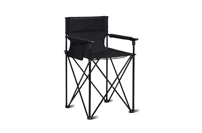 Portable 38 Inch Oversized High Camping Fishing Folding Chair