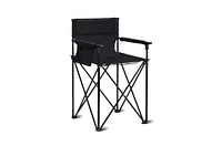 Portable 38 Inch Oversized High Camping Fishing Folding Chair