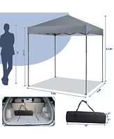 6.6 x Feet Outdoor Pop-up Canopy Tent with Upf 50+ Sun Protection