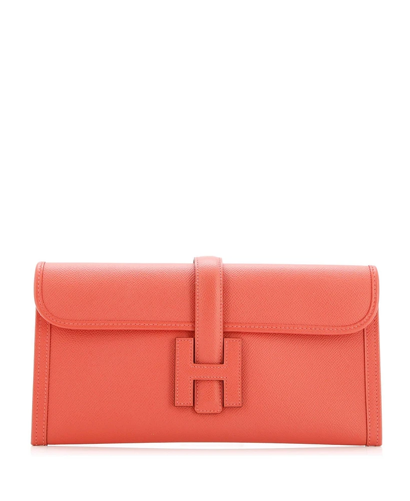 Pre-Owned Hermes 29 Jige Elan Clutch Epsom