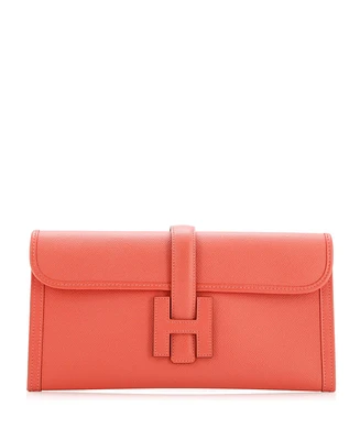 Pre-Owned Hermes 29 Jige Elan Clutch Epsom