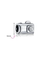 Bling Jewelry Hobby Digital Photography Photo Camera Charm Bead .925Sterling Silver