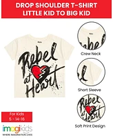 Disney Descendants The Rise of Red Girls Drop Shoulder T-Shirt Little Kid to Big Sizes (5 - 14-16)