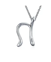 Bling Jewelry Initial Pendant Necklace
