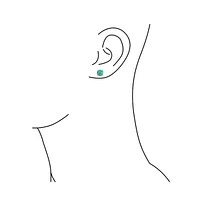 Bling Jewelry 1CT Lab Created Iridescent Blue White Orange Fire Opal Round Solitaire Stud Earrings .925 Sterling Silver 4 Prong Basket Set