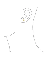 Bling Jewelry Classic Minimalist Tiny Simple Round Ball Yellow 14K Real Gold Ball Stud Earrings Screw Back