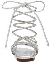 Wild Pair Ednaa Lace-Up Flat Sandals