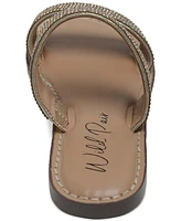 Wild Pair Ginnie Double-Band Slide Flat Sandals, Created for Macy's