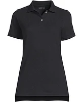 Lands' End Women's School Uniform Short Sleeve Mesh Polo Shirt