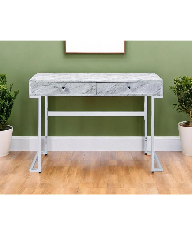 Compact Writing Desk with Two Drawers – Stylish and Practical