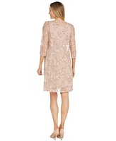 R & M Richards Petite Embroidered Jacket and Dress