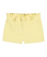 Gerber Toddler Girls 3-Pack Pull-On Knit Shorts, Lemons, 5T