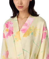 Lauren Ralph Women's Short Kimono Wrap Robe