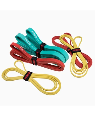 NonZero Gravity 100% Latex-Free Natural Rubber Power Resistance Bands Light Warm-Up Set (6-Piece)