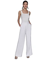 Karl Lagerfeld Paris Women's Embellished-Side-Seam Pants