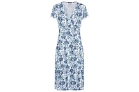 Olsen Women's Prairie Floral Knit Dress