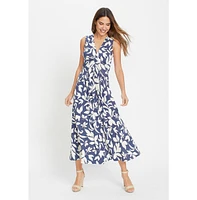 Olsen Women's Floral Print Maxi Dress