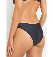Lscn by Lascana Women's Shimmer Cheeky Bikini Swimsuit Bottom