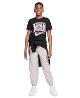Nike Big Kids Sportswear Shattered Logo Graphic Cotton T-Shirt