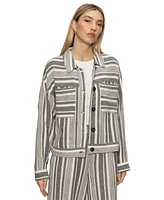 Sanctuary Women's Shoreside Cotton Button-Front Jacket