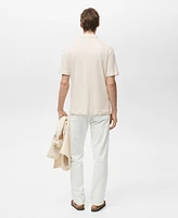 Mango Men's Regular-Fit Linen-Blend Shirt