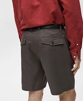 Mango Men's Slim-Fit Fluid Bermuda Shorts