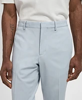 Mango Men's Stretch Fabric Eu Super Slim-Fit Suit Pants