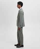 Mango Men's Stretch Fabric Eu Super Slim-Fit Suit Pants