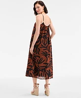 On 34th Women's Crochet Detail Midi Slip Dress, Exclusively at Macy's