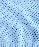 On 34th Women's Diagonal-Knit Puff-Sleeve Sweater, Exclusively at Macy's