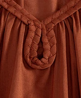 On 34th Women's Elbow Sleeve Braided-Trim Top, Exclusively at Macy's
