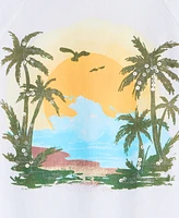 On 34th Women's Raglan Palm-Print Shine T-Shirt, Exclusively at Macy's
