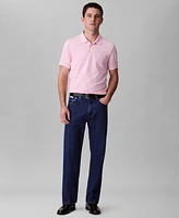 Calvin Klein Men's Regular-Fit Smooth Cotton Monogram Logo Polo Shirt
