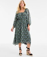 On 34th Women's Floral Femme Midi Dress, Exclusively at Macy's