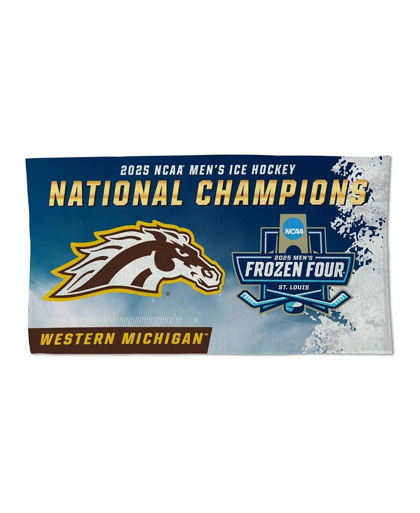 Wincraft Western Michigan Broncos 2025 Ncaa Frozen Four Men's Ice Hockey National Locker Room 22" x 42" Double-Sided Celebration Towel