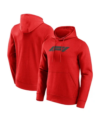 Formula 1 Men's Red Primary Logo Pullover Hoodie