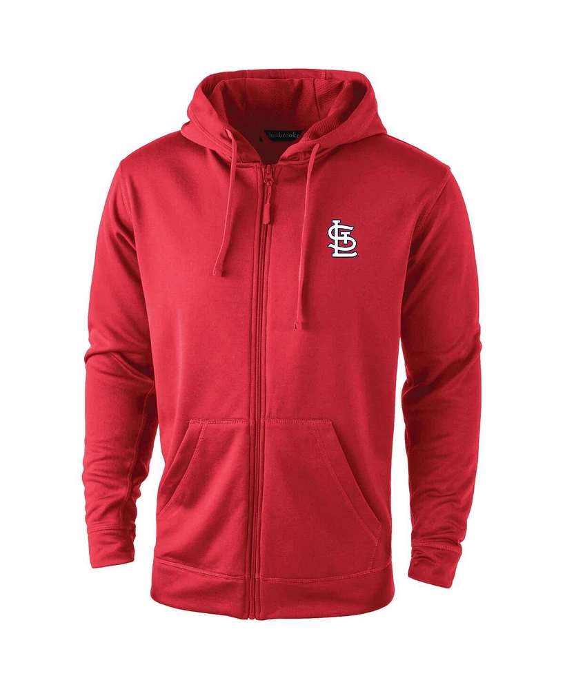 Dunbrooke Men's Red St. Louis Cardinals Trophy Full-Zip Hoodie