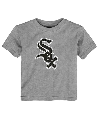 Outerstuff Toddler Heather Gray Chicago White Sox Primary Logo T-Shirt