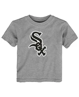 Outerstuff Toddler Heather Gray Chicago White Sox Primary Logo T-Shirt